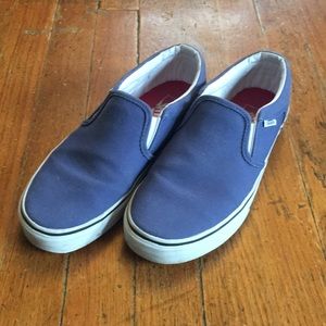 Blue Canvas Vans